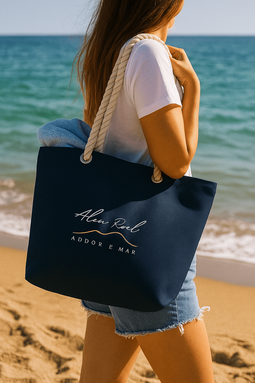 Bag mare - blu navy - Alen Roel - tshirt napoli