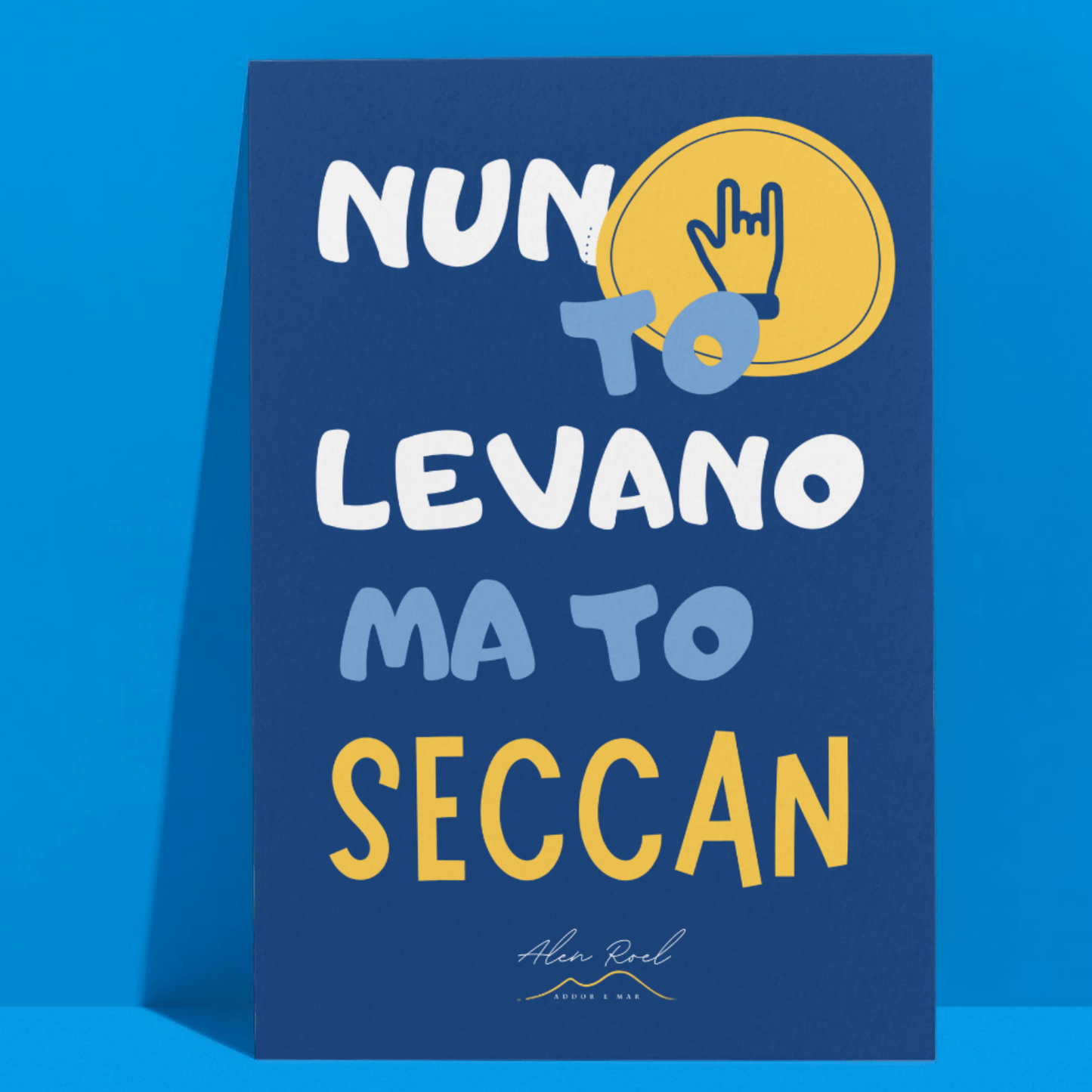 Poster modi di dire napoletani Vol.1 - Alen Roel - tshirt napoli