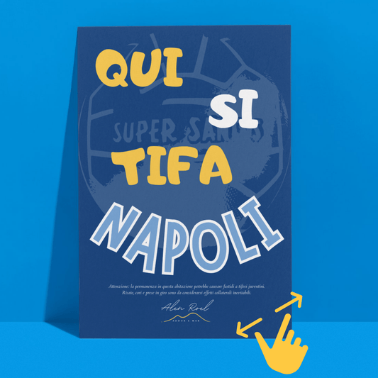 Poster per tifosi di Napoli - Alen Roel - tshirt napoli