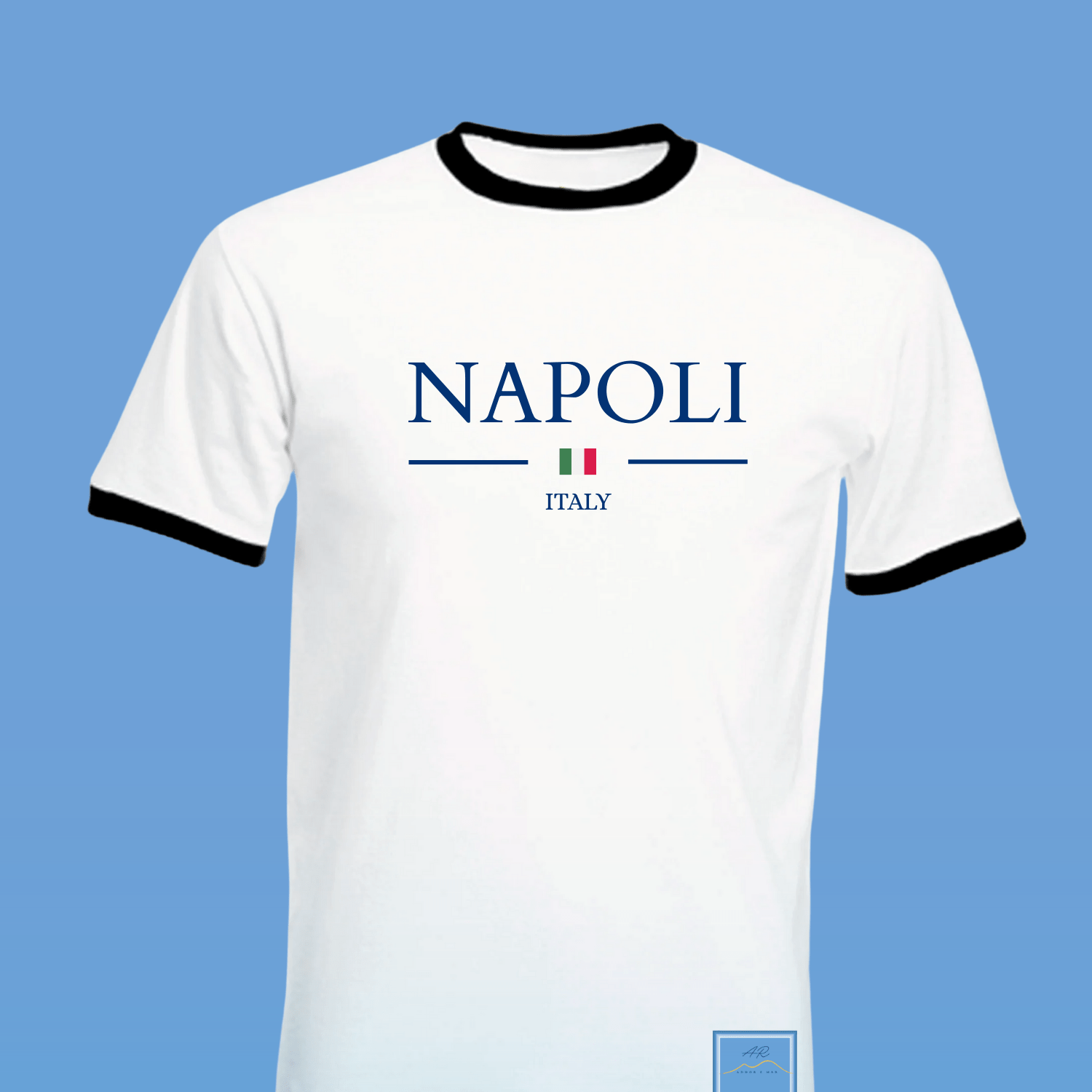 Addor e mar Vol.16 - Tshirt Napoli tricolore - Alen Roel - tshirt napoli